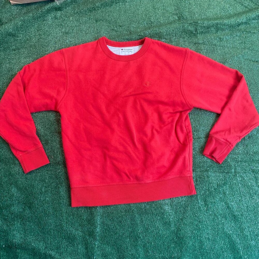 Vintage Y2K Red Champions Sweatshirt